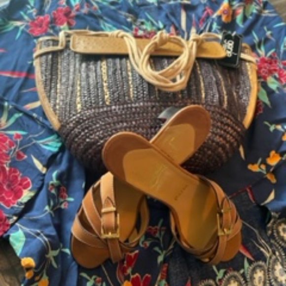 🎉New Vintage... Handmade Woven Bag 💋 - Picture 3 of 11